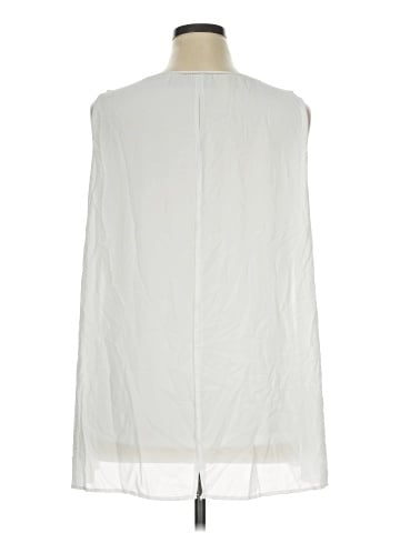 Nina Leonard Sleeveless Blouse (view 2)