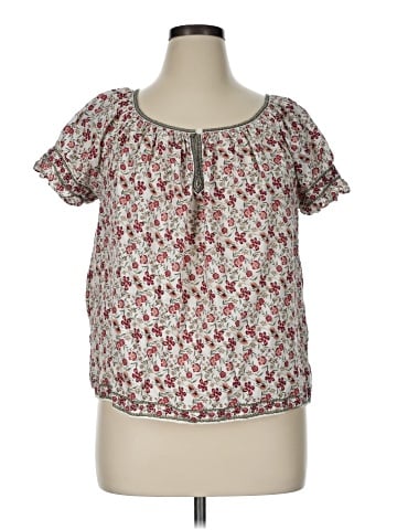 Max Studio Short Sleeve Blouse (view 1)
