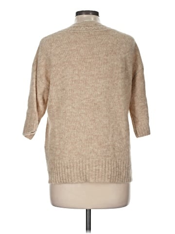 Wrap Wool Pullover Sweater (view 2)