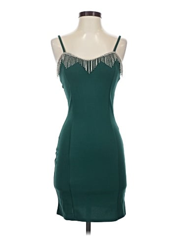 Planet Gold Cocktail Dress (view 1)