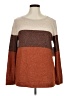 Pink Clover Color Block Brown Pullover Sweater Size XL (petite) - photo 1
