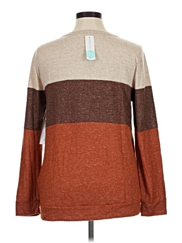 Pink Clover Pullover Sweater (view 2)
