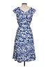 Perceptions Blue Casual Dress Size L - photo 2