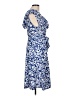 Perceptions Blue Casual Dress Size L - photo 4
