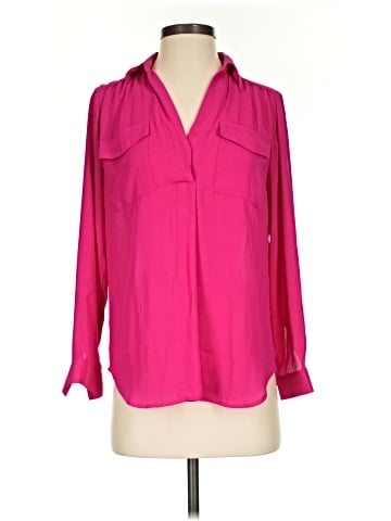 Ann Taylor Long Sleeve Blouse (view 1)