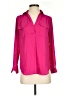 Ann Taylor 100% Polyester Pink Long Sleeve Blouse Size XS (petite) - photo 1