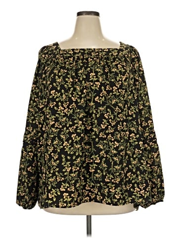 LC Lauren Conrad 3/4 Sleeve Blouse (view 1)