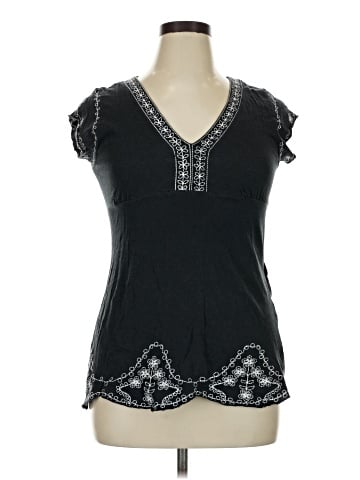 BCBGMAXAZRIA Short Sleeve Top (view 1)