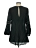 Cato 100% Rayon Black 3/4 Sleeve Blouse Size S - photo 2