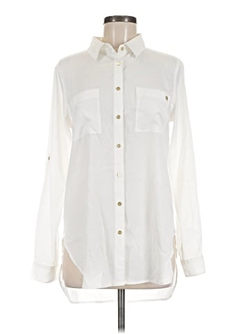 Calvin Klein Long Sleeve Button-Down Shirt (view 1)