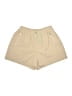 Athleta Solid Tan Khaki Shorts Size L - photo 1