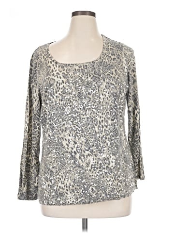 Liz Claiborne 3/4 Sleeve Top (view 1)