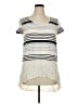 Deletta Gray Short Sleeve Blouse Size XL - photo 1