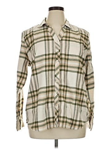 Weatherproof Long Sleeve Button-Down Shirt (view 1)
