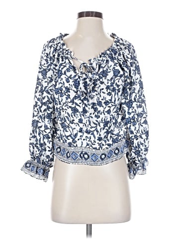 Sam and Jess 3/4 Sleeve Blouse (view 1)