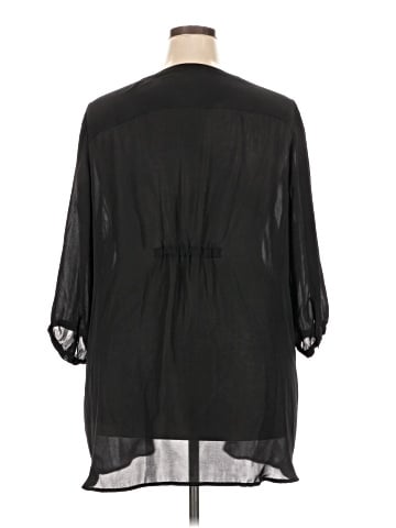 Lands' End 3/4 Sleeve Blouse (view 2)