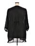 Lands' End 100% Polyester Black 3/4 Sleeve Blouse Size 3X - photo 2