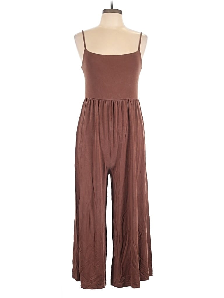 Pre-owned Quince Jumpsuit In Brown