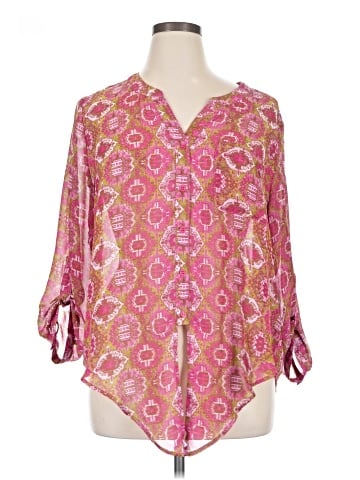 Tacera 3/4 Sleeve Blouse (view 1)