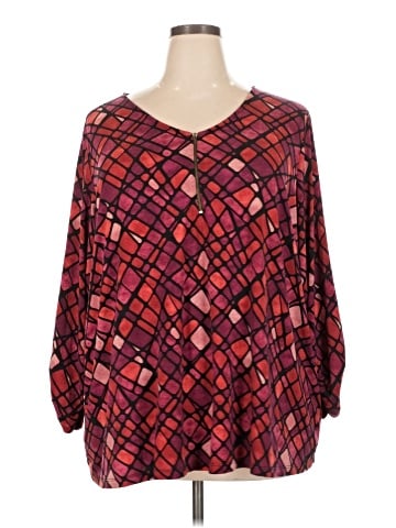 Susan Graver Long Sleeve Blouse (view 1)