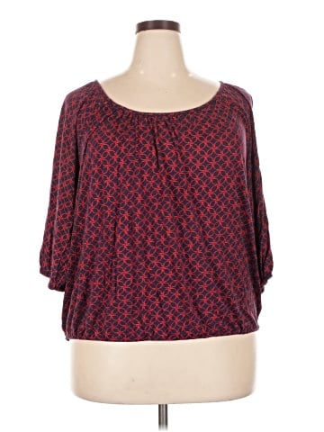 MICHAEL Michael Kors 3/4 Sleeve Blouse (view 1)