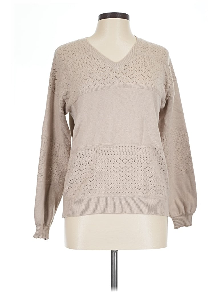 Pre-owned Zeagoo Pullover Sweater In Tan