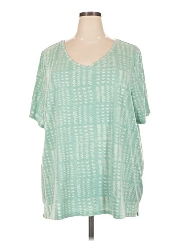 Isaac Mizrahi LIVE! Short Sleeve Blouse (view 1)