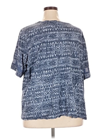 LOGO by Lori Goldstein Short Sleeve Top (view 2)