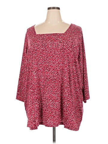 Susan Graver 3/4 Sleeve Top (view 1)