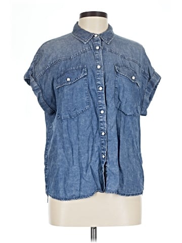 Jane and Delancey Short Sleeve Button-Down Shirt (view 1)