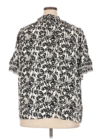 Max Studio Short Sleeve Blouse (view 2)