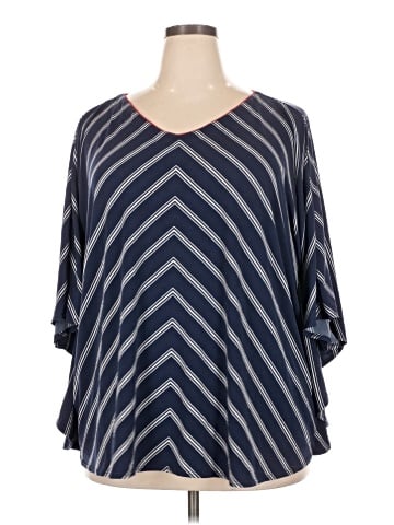 Susan Graver 3/4 Sleeve Blouse (view 1)