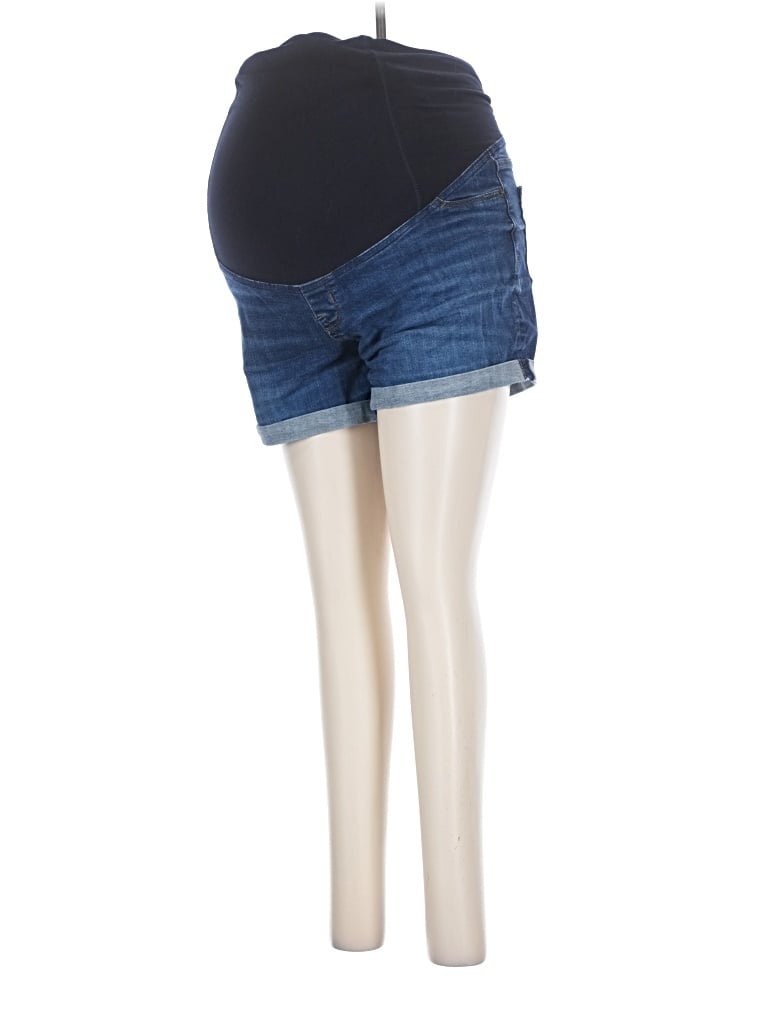 Pre-owned Isabel Maternity Denim Shorts In Blue