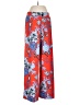Gilli Print Red Casual Pants Size S - photo 1