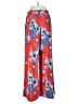 Gilli Print Red Casual Pants Size S - photo 2