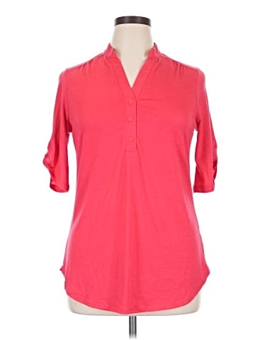 Perseption Concept 3/4 Sleeve Blouse (view 1)