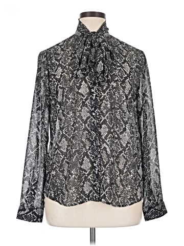MICHAEL Michael Kors Long Sleeve Blouse (view 1)