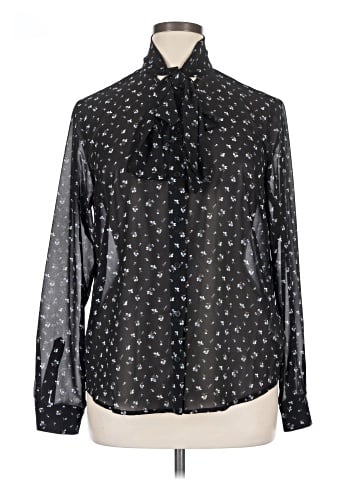 MICHAEL Michael Kors Long Sleeve Blouse (view 1)