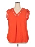 Daniel Rainn 100% Polyester Orange Sleeveless Blouse Size 2X - photo 1