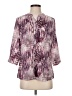 D&Co. Purple 3/4 Sleeve Blouse Size XXS - photo 1
