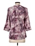D&Co. Purple 3/4 Sleeve Blouse Size XXS - photo 2