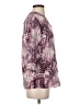 D&Co. Purple 3/4 Sleeve Blouse Size XXS - photo 4