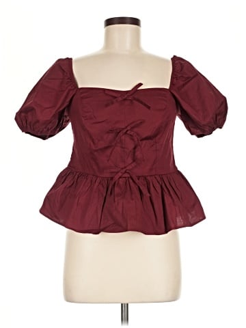 Francesca's Short Sleeve Blouse (view 1)
