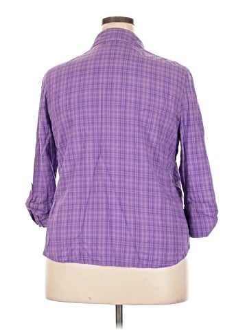 Croft & Barrow 3/4 Sleeve Button-Down Shirt (view 2)