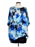 Sympli 100% Polyester Blue 3/4 Sleeve Blouse Size 10 - photo 1