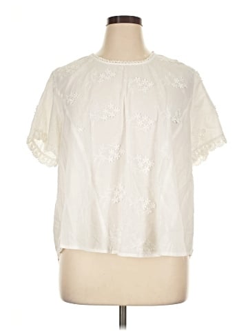 Solitaire Short Sleeve Blouse (view 1)