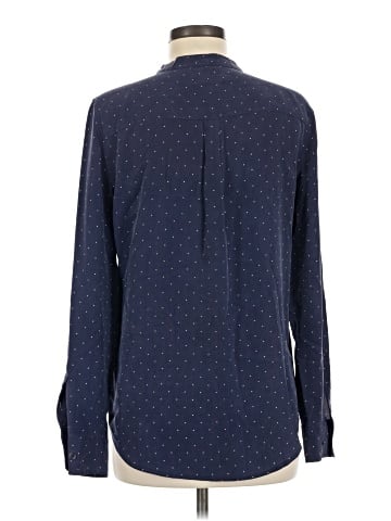 Equipment Long Sleeve Silk Top (view 2)