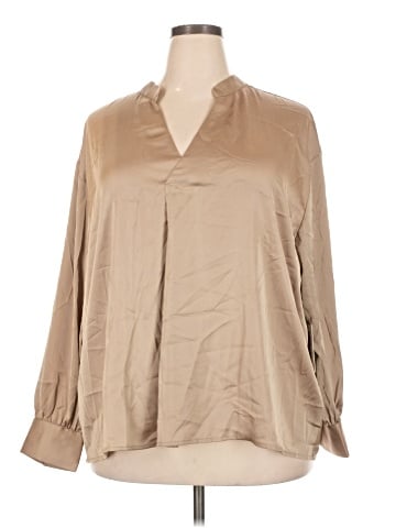 ELOQUII Long Sleeve Blouse (view 1)