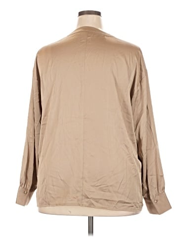 ELOQUII Long Sleeve Blouse (view 2)