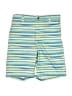 Hatley Stripes Green Board Shorts Size 8 - photo 1